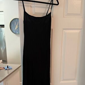 Nasty Gal Black Midi Dress